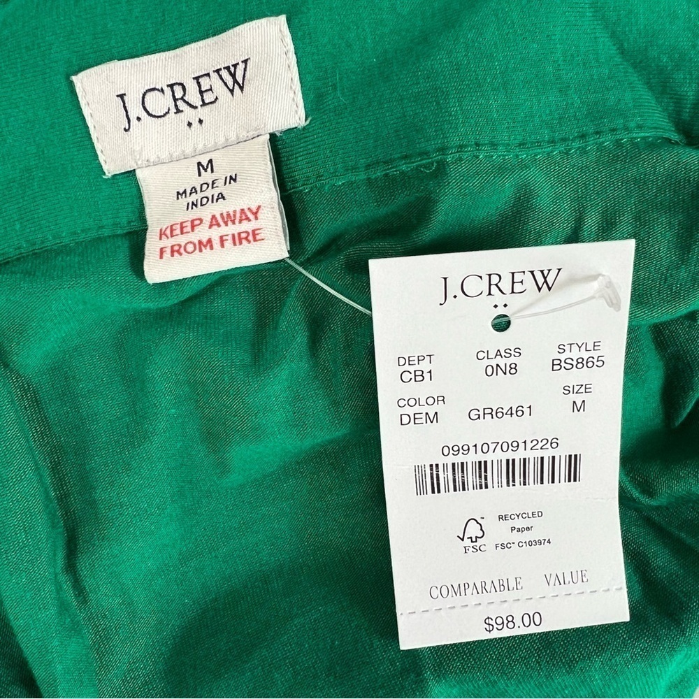 J. Crew Knit Pajama Top Long Sleeve Button Up - Picture 2 of 8